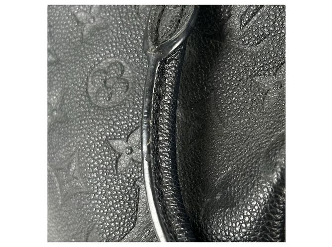 Borsa Louis Vuitton Monogram Empreinte Marisane PM Nero - vista 10