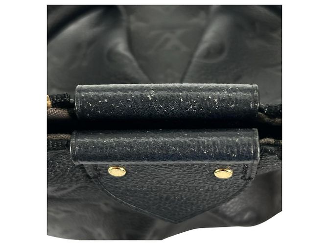 Borsa Louis Vuitton Monogram Empreinte Marisane PM Nero - vista 11