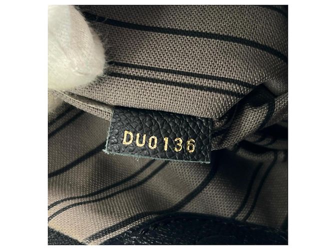 Borsa Louis Vuitton Monogram Empreinte Marisane PM Nero - vista 19