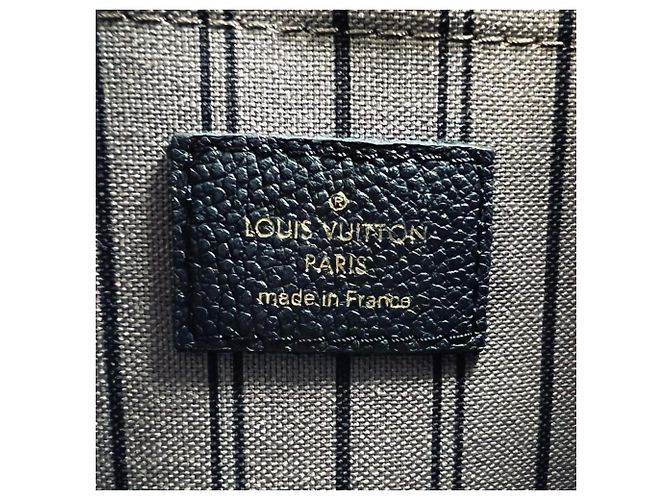Borsa Louis Vuitton Monogram Empreinte Marisane PM Nero - vista 20