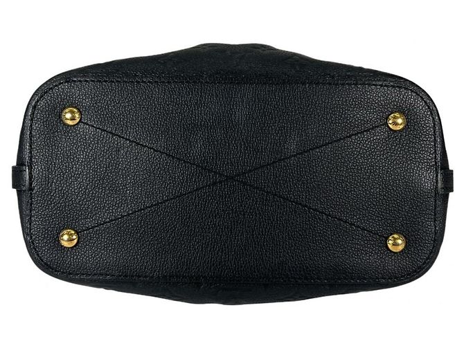 Borsa Louis Vuitton Monogram Empreinte Marisane PM Nero - vista 4