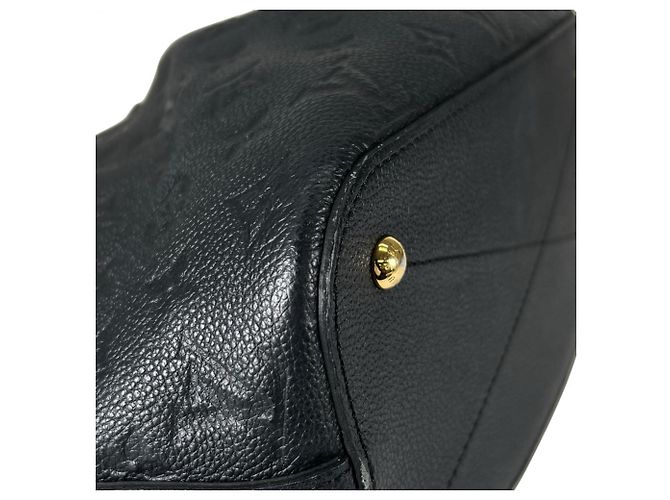 Borsa Louis Vuitton Monogram Empreinte Marisane PM Nero - vista 5
