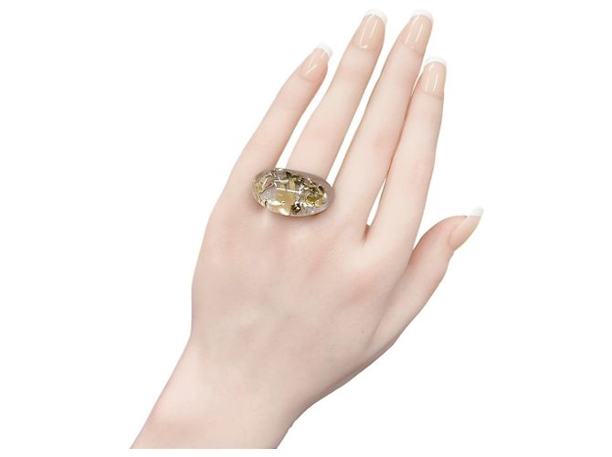 Anello a fascia marrone e oro Louis Vuitton D'oro - vista 2