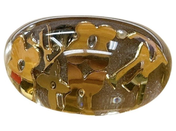 Anello a fascia marrone e oro Louis Vuitton D'oro - vista 3