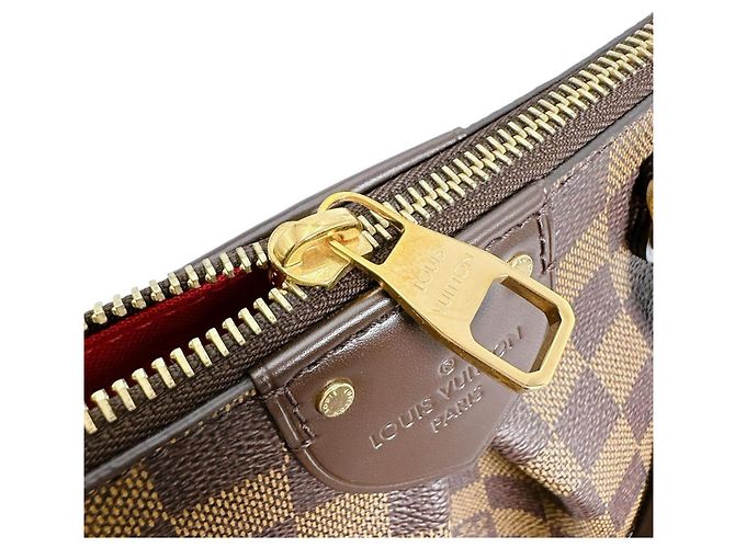 Borsa Louis Vuitton Damier Siena PM Marrone Damier ebene - vista 12