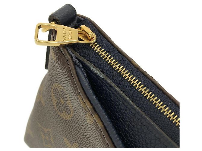 Clutch con tracolla Louis Vuitton Monogram Pallas Marrone Rosso Monogramma - vista 6