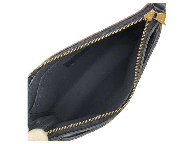 Clutch con tracolla Louis Vuitton Monogram Pallas Marrone Rosso Monogramma - vista 9