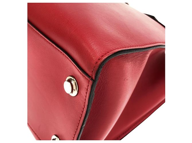 Borsa Louis Vuitton City Steamer MM Rosso - vista 3