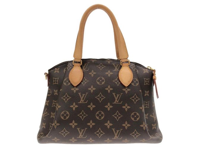 Borsa Louis Vuitton Monogram Rivoli PM Marrone - vista 2