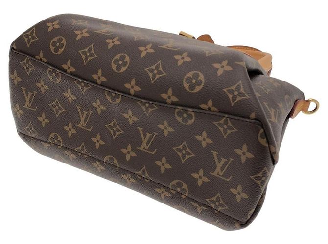 Borsa Louis Vuitton Monogram Rivoli PM Marrone - vista 3
