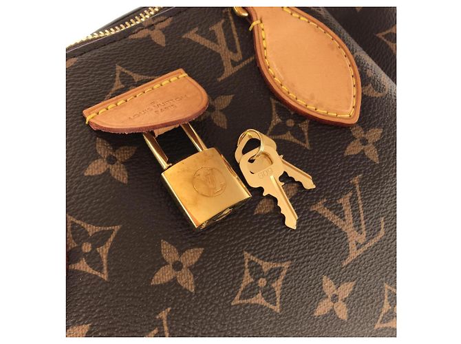 Borsa Louis Vuitton Monogram Rivoli PM Marrone - vista 4