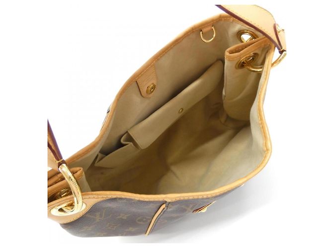Borsa a Spalla Louis Vuitton Monogram Galliera PM Marrone - vista 9