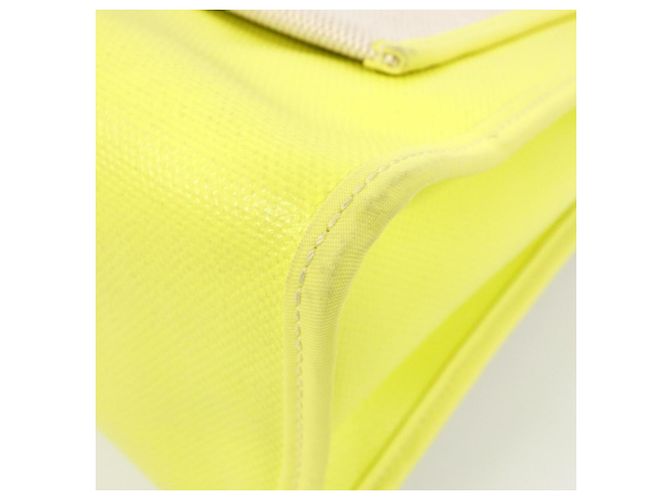 Hermès Borsa Hermes Herbag Zip PM D'oro Giallo - vista 3