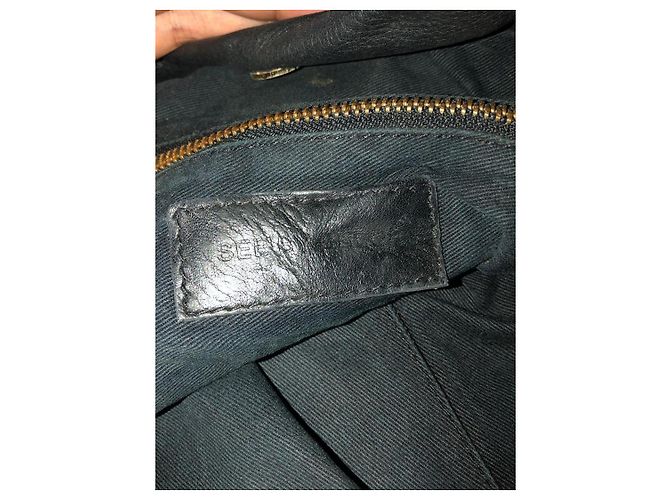 See by Chloé Hobo-Tasche Leder Schwarz Python - Ansicht 11