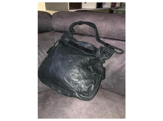 See by Chloé Hobo-Tasche Leder Schwarz Python - Ansicht 3