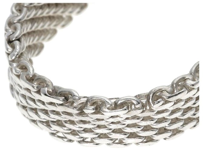 Tiffany & Co. Somerset Heart Mesh Ring Silber - Ansicht 7
