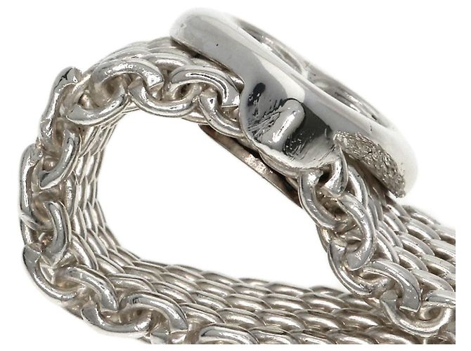 Tiffany & Co. Somerset Heart Mesh Ring Silber - Ansicht 8