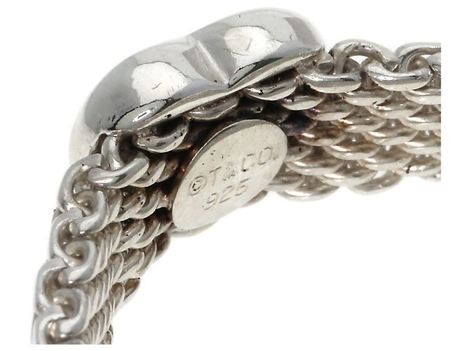 Tiffany & Co. Somerset Heart Mesh Ring Silber - Ansicht 9
