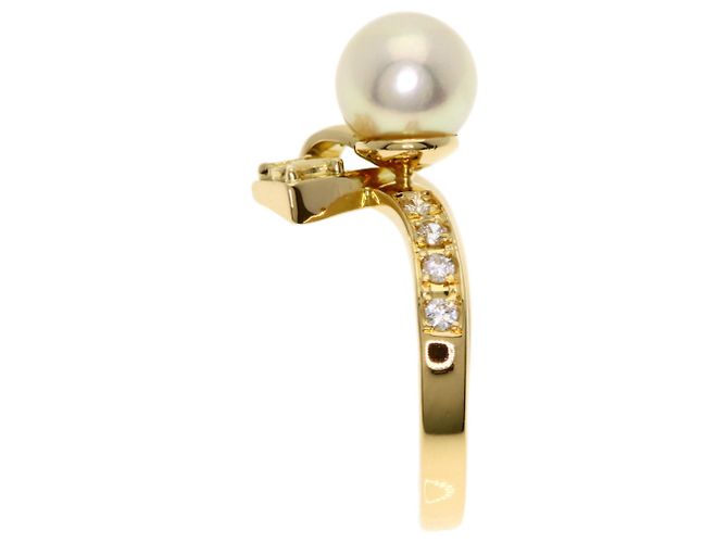Céline Anel Celine Pearl Diamond em Ouro Amarelo 18K - vista 3