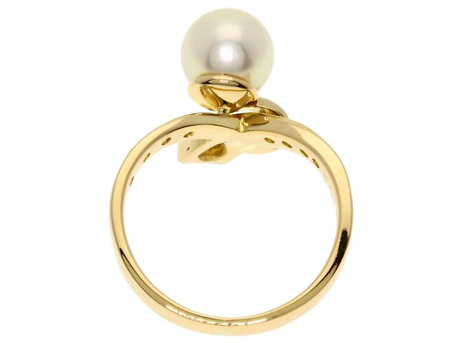 Céline Anel Celine Pearl Diamond em Ouro Amarelo 18K - vista 4