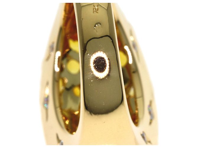 Anello Chanel Sun Motif in zaffiro giallo e diamante D'oro - vista 11