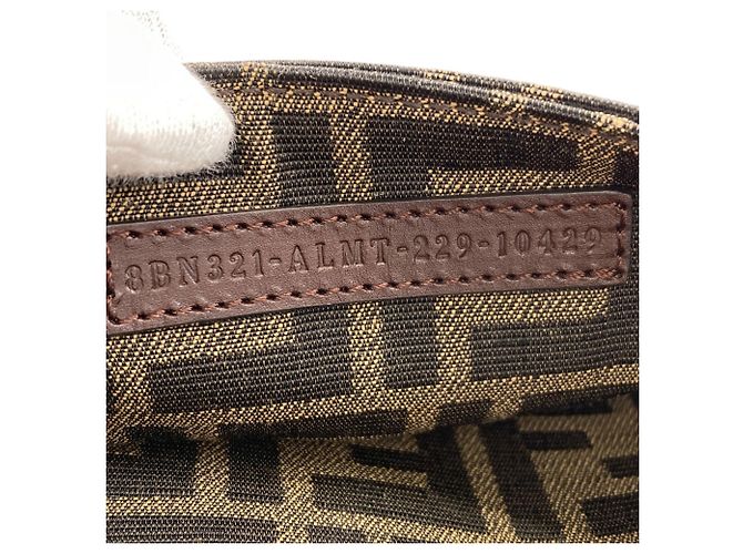 Borsa Fendi Peekaboo I.U Medium Marrone - vista 8