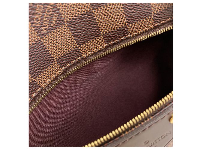 Louis Vuitton N41012 Iena PM Tote Bag Marrone Damier ebene - vista 12