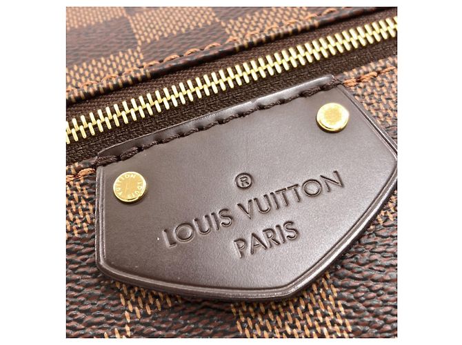 Louis Vuitton N41012 Iena PM Tote Bag Marrone Damier ebene - vista 13
