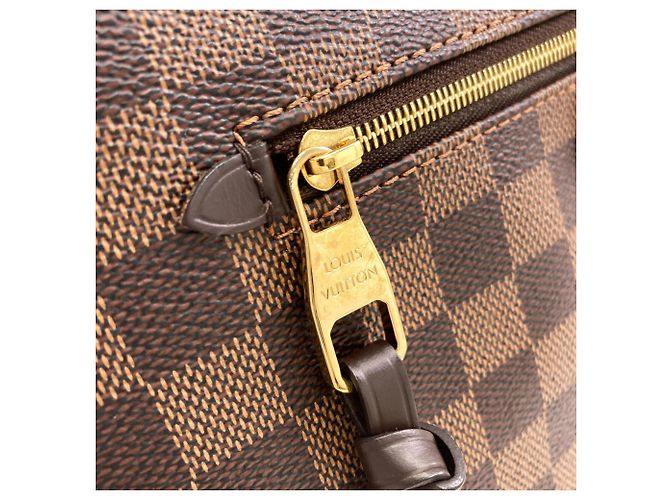 Louis Vuitton N41012 Iena PM Tote Bag Marrone Damier ebene - vista 15