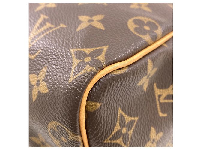Borsa Louis Vuitton M41528 Speedy 25 Marrone Monogramma - vista 18