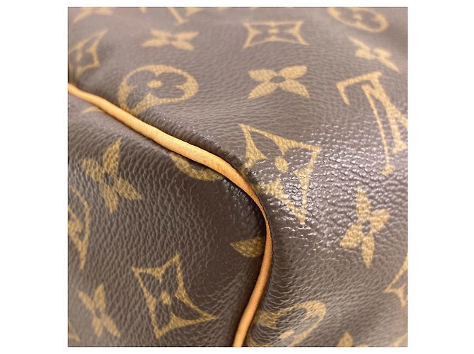 Borsa Louis Vuitton M41528 Speedy 25 Marrone Monogramma - vista 21