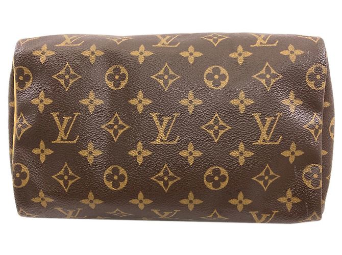 Borsa Louis Vuitton M41528 Speedy 25 Marrone Monogramma - vista 4