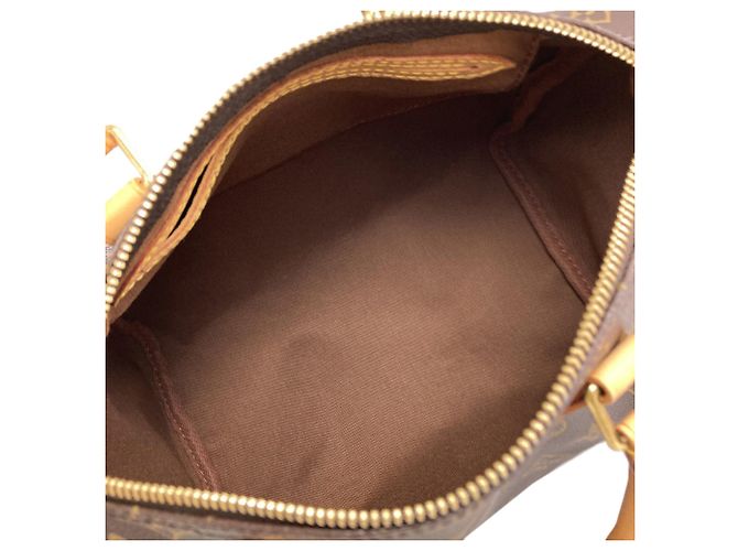 Borsa Louis Vuitton M41528 Speedy 25 Marrone Monogramma - vista 5