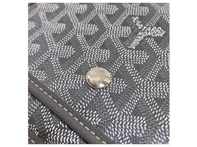 Portafoglio e borsa a tracolla Goyard Plume Pouch Marrone - vista 9