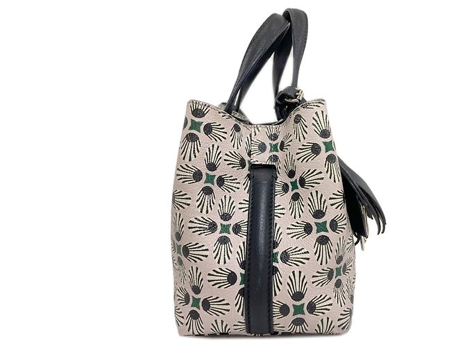 Borsa 2-Way Christian Dior Blossom Nero Rosa Verde - vista 3