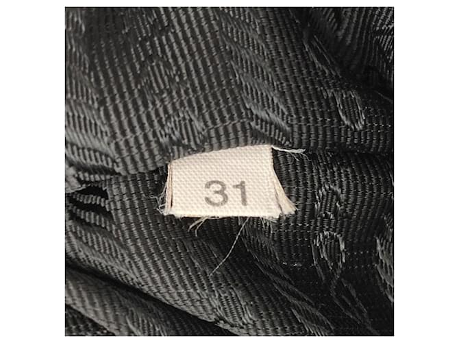 Borsa a tracolla in nylon nero Prada - vista 7