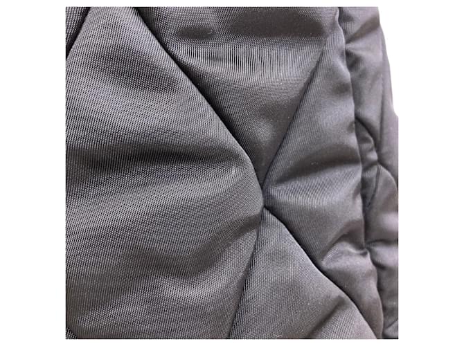 Borsa Tote Trapuntata Prada Nero - vista 14