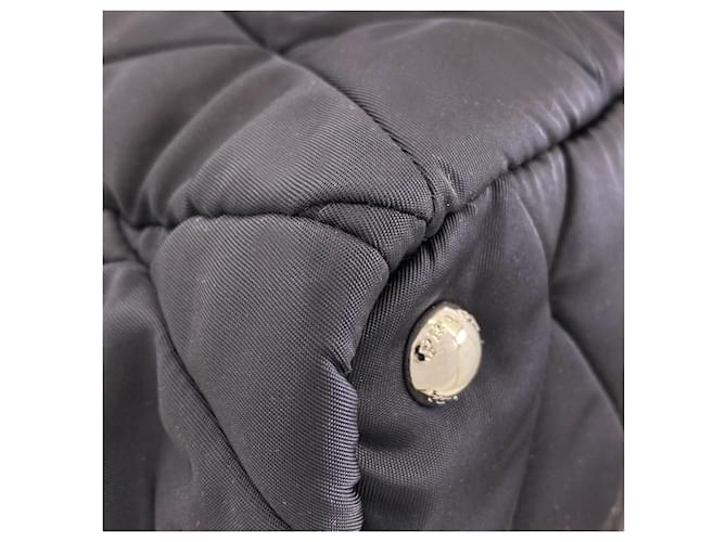 Borsa Tote Trapuntata Prada Nero - vista 20