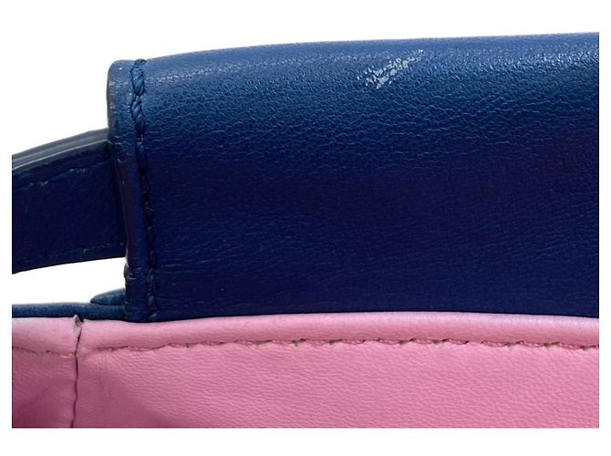 Borsa 2-Way Fendi Peekaboo Mini Blu Porpora - vista 11