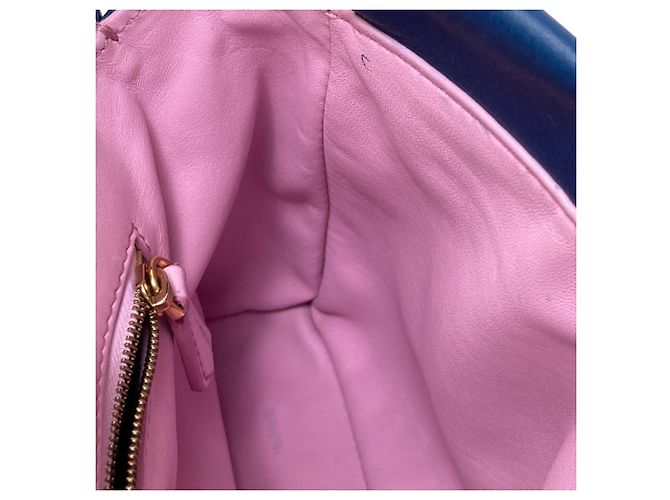 Borsa 2-Way Fendi Peekaboo Mini Blu Porpora - vista 12