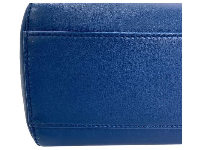 Borsa 2-Way Fendi Peekaboo Mini Blu Porpora - vista 15