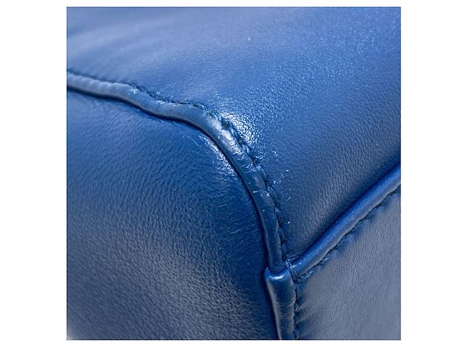 Borsa 2-Way Fendi Peekaboo Mini Blu Porpora - vista 28