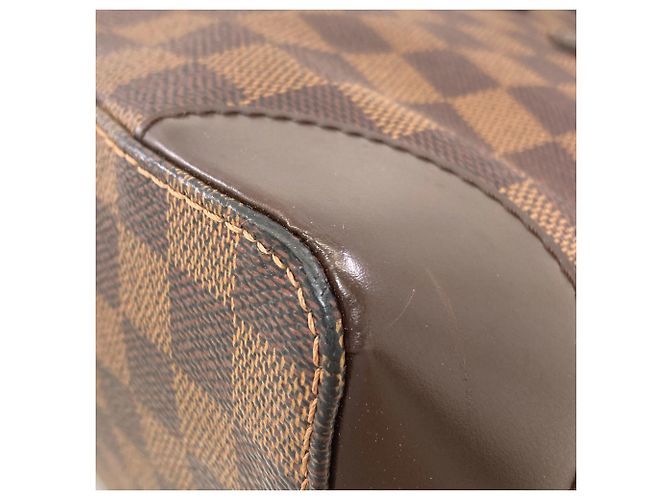Borsa Tote Louis Vuitton Hampstead PM Marrone Damier ebene - vista 17