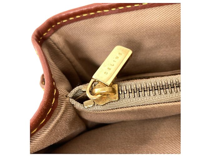 Céline Borsa Celine motivo Macadam Marrone - vista 10