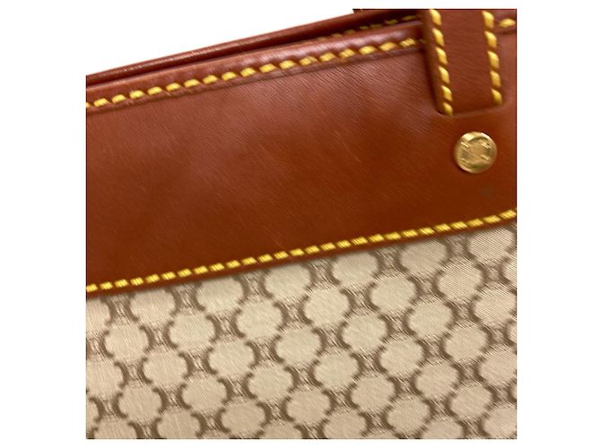 Céline Borsa Celine motivo Macadam Marrone - vista 13