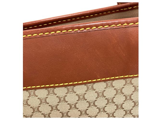 Céline Borsa Celine motivo Macadam Marrone - vista 14