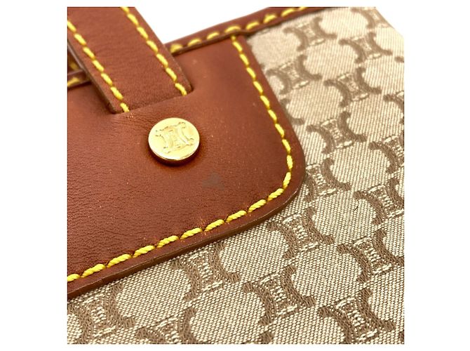 Céline Borsa Celine motivo Macadam Marrone - vista 15