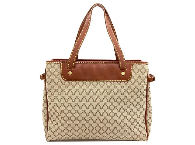 Céline Borsa Celine motivo Macadam Marrone - vista 2