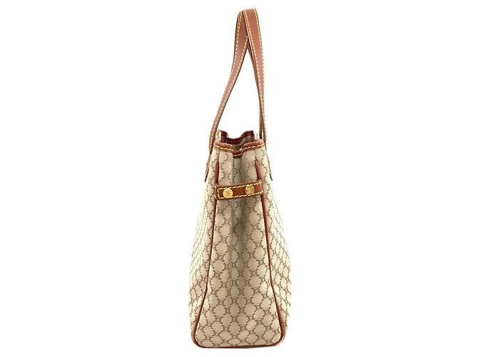Céline Borsa Celine motivo Macadam Marrone - vista 3
