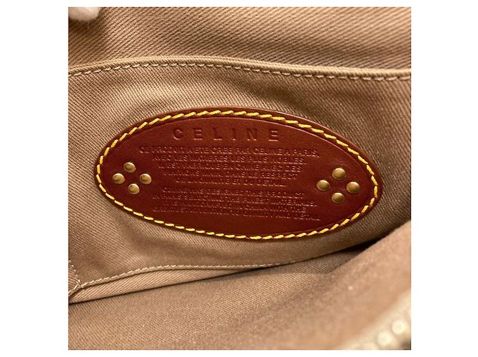 Céline Borsa Celine motivo Macadam Marrone - vista 6